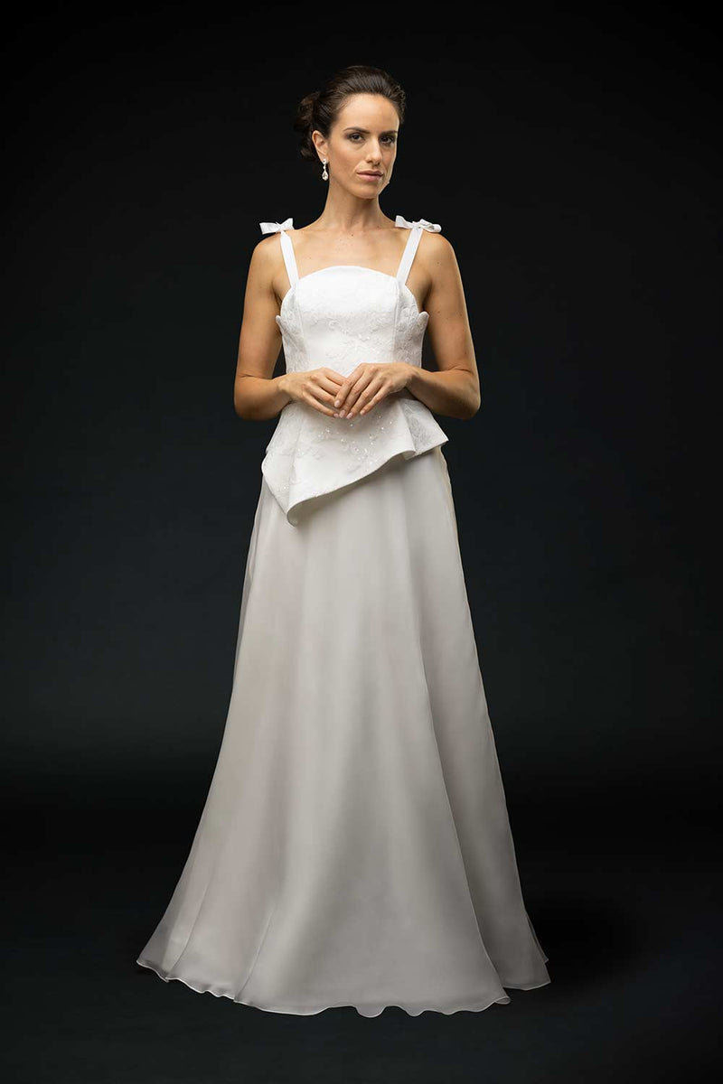 peplum dress for women wedding Peplum Wedding Dress