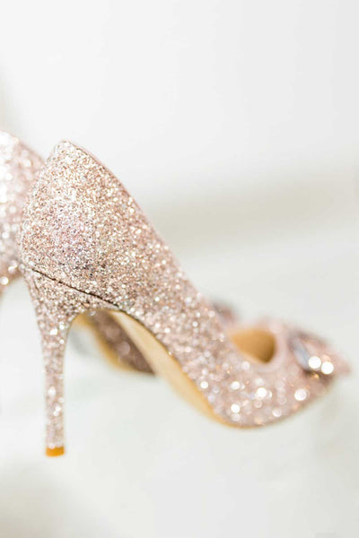 Those bridal shoes were made for dancing!
