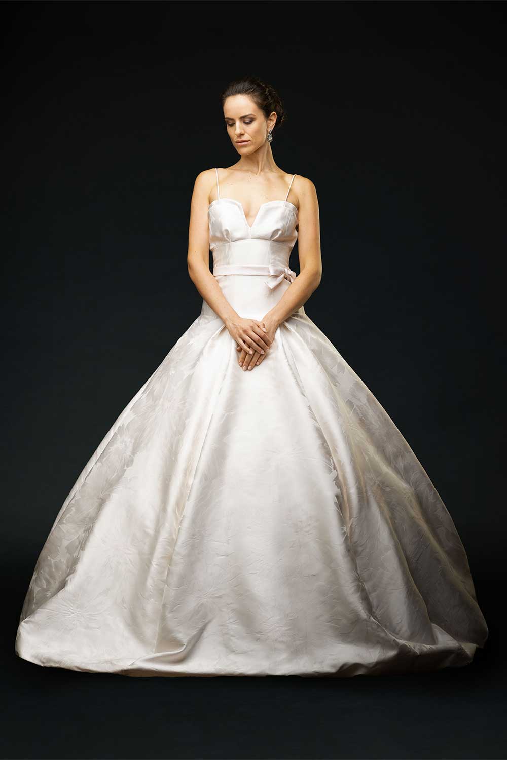 Brocade Wedding Dress - Taline Designs Brocade Wedding Dress - Taline Designs