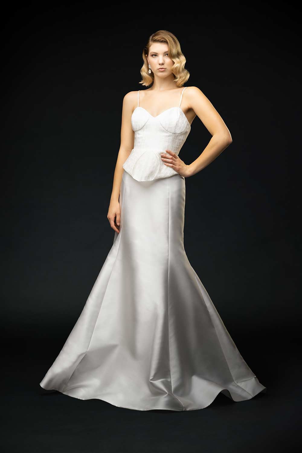 Fit and Flare Wedding Dress - Taline Designs