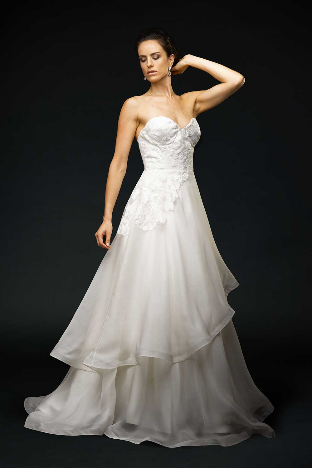 Strapless Ball Gown Wedding Dress - Style 17223